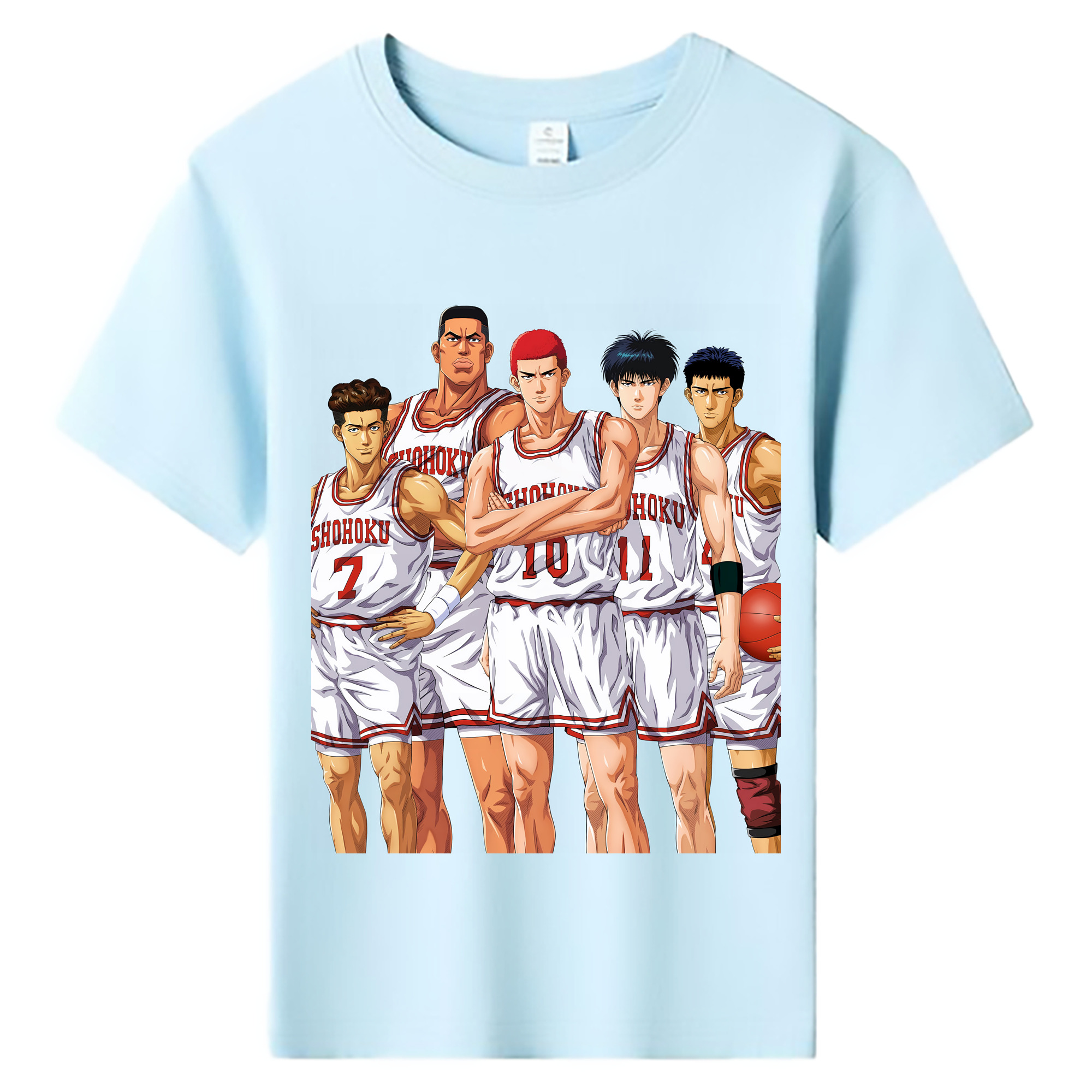 （画像用） SLAM DUNK／スラムダンク 綿100％キッズTシャツ（フロントプリント）